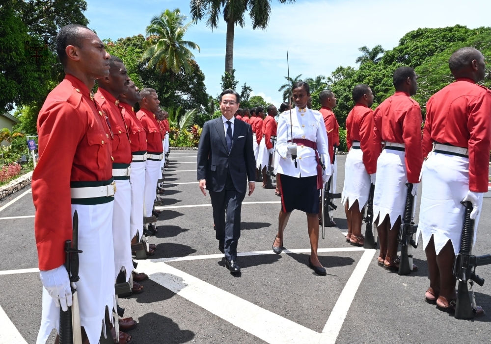 Ambassador Tajima presented his Letter of Credence to the President
